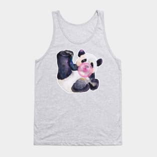 Bubblegum Panda Tank Top